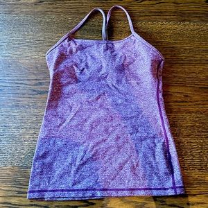 Vintage Lululemon Power y size 6 in heathered maroon